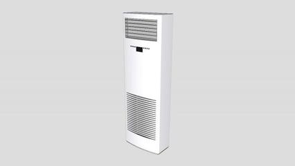 白色立式空調